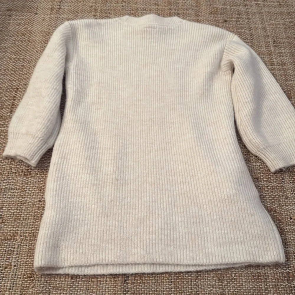 Baby Gap Crean Knit Sweater Dress Pockets 3T